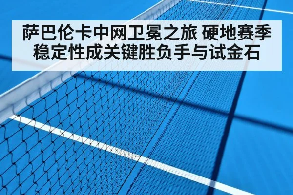 hard court tennis match